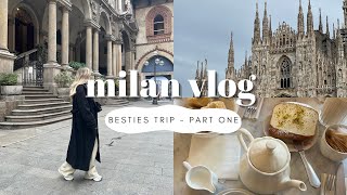 MILAN VLOG PART ONE - besties trip, lots of Aperol, pizza, pasta and shopping!!! | Georgia Wells