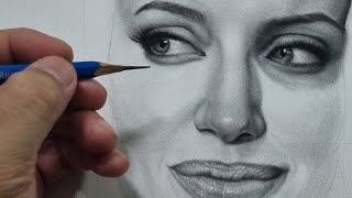 Graphite Pencil Shading Realistic Skin-Tone! LIVE Drawing + Tutorial