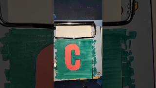 Letter C Relaxing Art 😊❤️ #foryou #relax #enjoy #chill #shorts #youtubeshorts #colorful