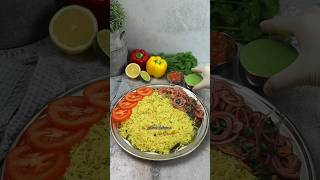 💫Multi purpose rice recipe#shorts #youtubeshorts #Yellowricerecipe #Rice #Looksdelicious