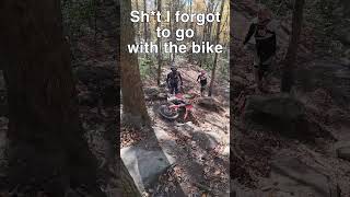 Beta hard enduro fail | he forgot