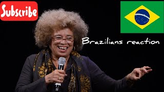 This is how Angela Davis was welcomed in Brazil