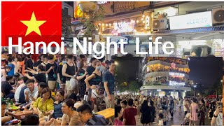 Hanoi Night Life | Historical City Center | Ta Hien Street, Vietnam