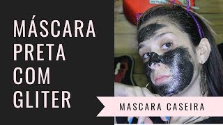 MASCARA DAS GRINGAS  COM GLITER CASEIRA