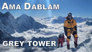 Ama Dablam Grey Tower · Grey Couloir