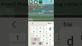 they thanked roblox is their friend BUAHHAHAHAHAHHAHA