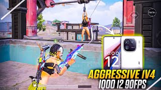 Aggressive 1v4 Clutches 😱 Iqoo 12 90fps Bgmi/Pubg Montage