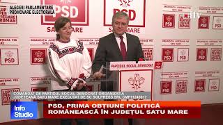 26 11 2024 IS PSD, PRIMA OBȚIUNE POLITICĂ ROMÂNEASCĂ ÎN JUDEȚUL SATU MARE