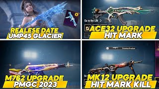 TODAS AS DATAS l UMP45 GLACIAL UPGRADE - M762 PMG UPGRADE l X-SUIT PUBG MOBILE