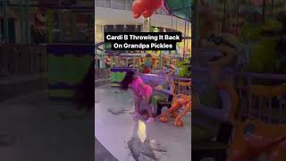 Cardi B twerking on Grandpa pickles #cardib #trendingshorts #viral