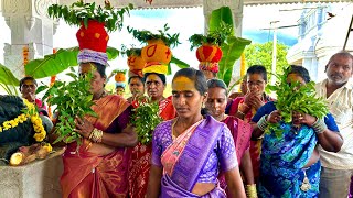 దసరా రోజు అమ్మవార్లకు బోనాలు||jagadevpur sarva shakthi peetam ||mahesh swamy