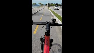 Riding Bicycle in Florianopolis, Brazil