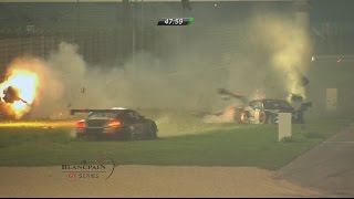 Massive crash, BlancPain GT 2015 at Misano