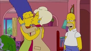 Marge se besa con una mujer