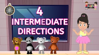 4 Intermediate Directions | 4 Intermediate Directions Video | KooBoo |  English Kids Learning