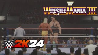 WWE 2K24 | Hogan Vs Andre Showcase All Objectives | Giants Among Men