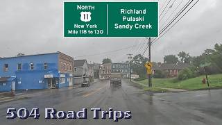 ⁴ᴷ Road Trip #1017 - US-11 N - New York Mile 118-130 - Richland/Pulaski/Sandy Creek