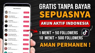 CARA MENAMBAH FOLLOWERS TIKTOK GRATIS - CARA CEPAT MEMPERBANYAK FOLLOWERS TIKTOK GRATIS PERMANEN