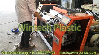 Wintech Household Kitchen Foil semiautomatic rewinding machine,Aluminum Foil Wrapping Paper rewinder