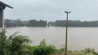 Australia Flood NSW Nepean River view from Rowing Club | Dalia in Australia