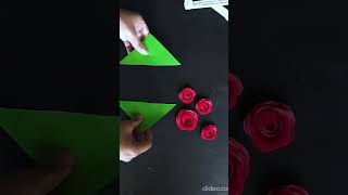 Beautiful paper flower wall hanging #shots #youtubeshorts #viral #diypapercraft