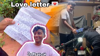 Someone kept love letter in Shiron ? 🤔❤️ | @prattukevlogs007 | #hubli #bvb #dharwad #fyp |