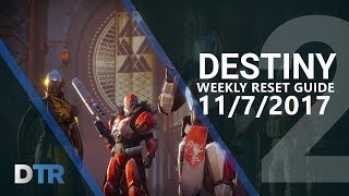 Destiny 2: Faction Rally Weapons, Flashpoints, Weekly Reset 11/7/2017