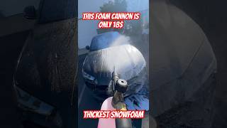 This $18 Foam cannon gives the best foam! #shorts #detailing