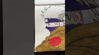 How to draw Kakashi hatake ❤️‍🩹🥹 || Naruto drawing || anime drawing #anime #art #drawing #shorts