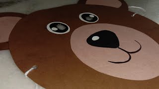 Bear mask making idea / How to make bear mask step by step / Easy bear mask making idea