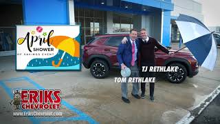 Eriks Chevrolet: April Shower of Savings Event!