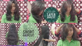 long layer haircut tutorial | How to Long Layer Hair cut | short layer haircut easy way step cutting