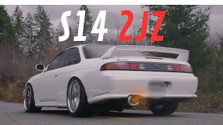 NISSAN S14 SILVIA I 2JZ Powered Drifting