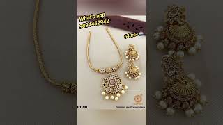 imitation jewellery#premiumqualitynecklace| what'sapp for booking 9894452942 #newfashionjewellery