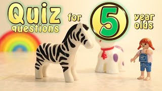 Quiz for 5 Year Old Kids! 10 Questions for Fun and Children's Development