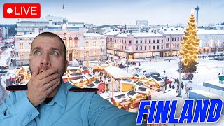 Finland Under Russian Threat? HELSINKI After Snow Storm, Live