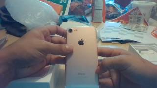 Iphone 7 32GB Rose Gold Unboxing