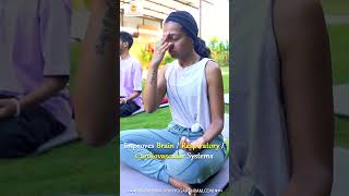 Yoga Teacher Training in Rishikesh | Yogic Breathing Practice | Alternate Nostril Breathing #yoga