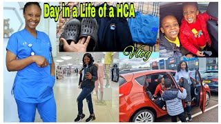 A Healthcare Assistant Day in a Life Vlog|GRWM for work, Birthday Gifts for the boys, Shopping & mor