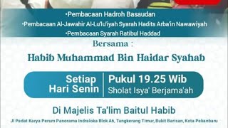 Live 🇮🇩  ⁣⁣⁣Hadroh Basaudan dan Majelis Ilmu Senin Malam