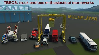 [Stormworks] Multiplayer truck convoy!