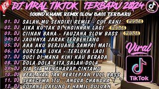 DJ VIRAL TIKTOK TERBARU FULL BASS || DJ SLOW BASS 2024 || DJ CIINAN BANA