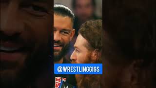 Sami Zayn Made Roman Reigns Laugh #wwe #romanreigns