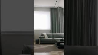 The impact of curtains on living room interior #home #homedecor #curtains