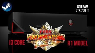 Fire Pro Wrestling World on Alienware Alpha