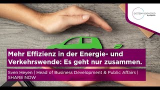 Sven Heyen von SHARE NOW über die notwendige Verzahnung von Energie- und Verkehrswende