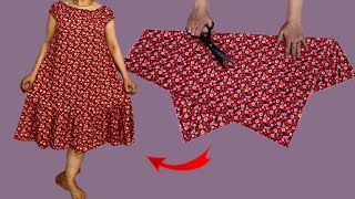 💐New ldea summer trends ❣️ very Easy very cute dress pattern ✂️ sew only 20 minutes 💖