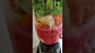 Healthy and Wealthy  😀😃🙂🙃Beetroot, celery, tomato, carrot, apple, banana, kale, yummy-yummy-yummy 😋