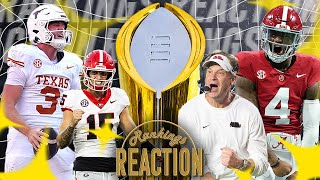 Are we giving the SEC too much credit? Or too little? 👀 | Rankings Reaction 🏈