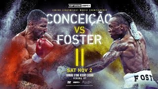 Conceicao vs Foster 2 Is On!!! #boxing #robsonconceicao #oshaquiefoster #wbc #toprankboxing #espn